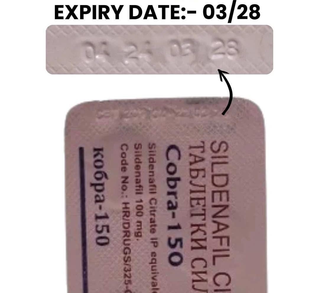 Black Cobra 150mg Expiry Date