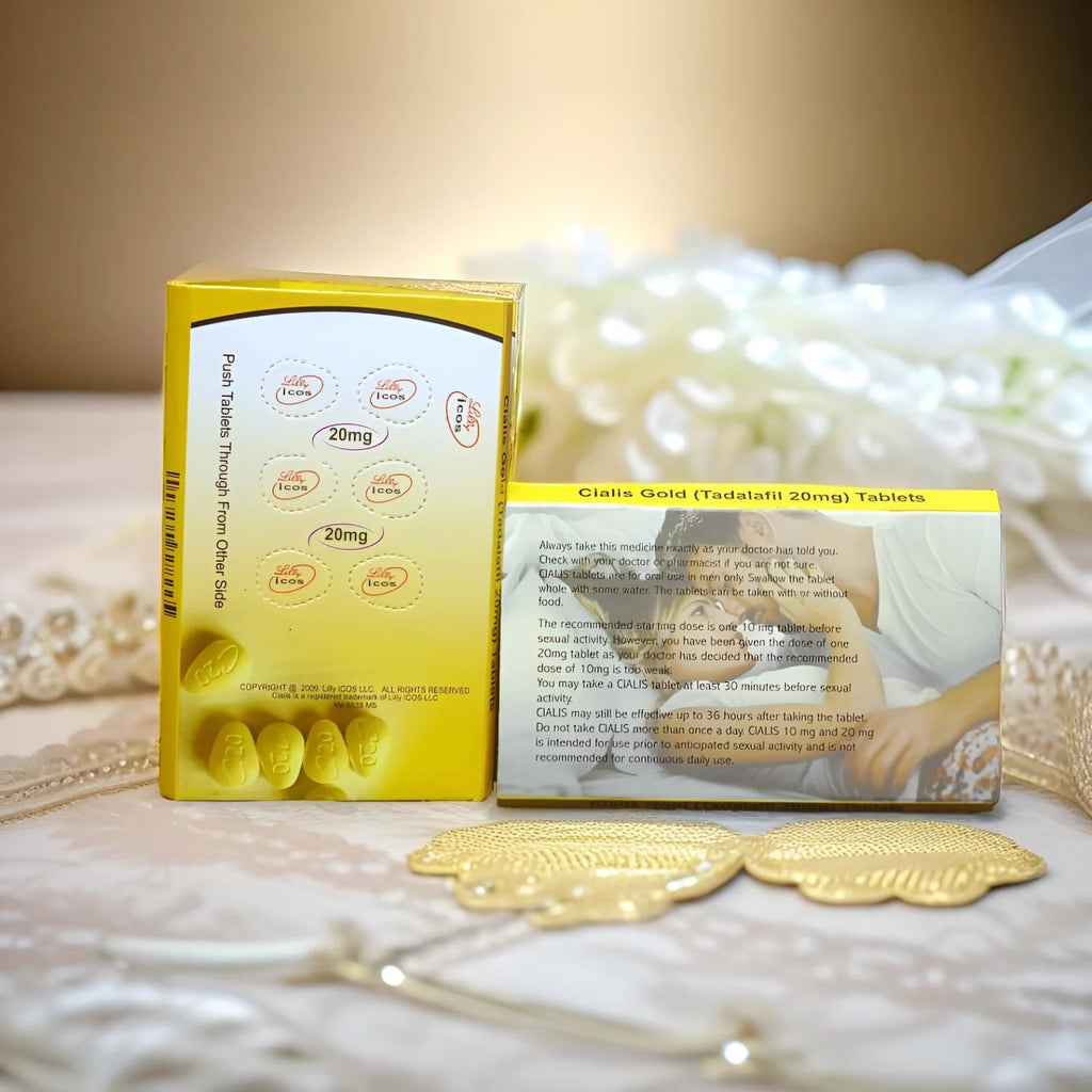 Cialis Gold Book packaging back
